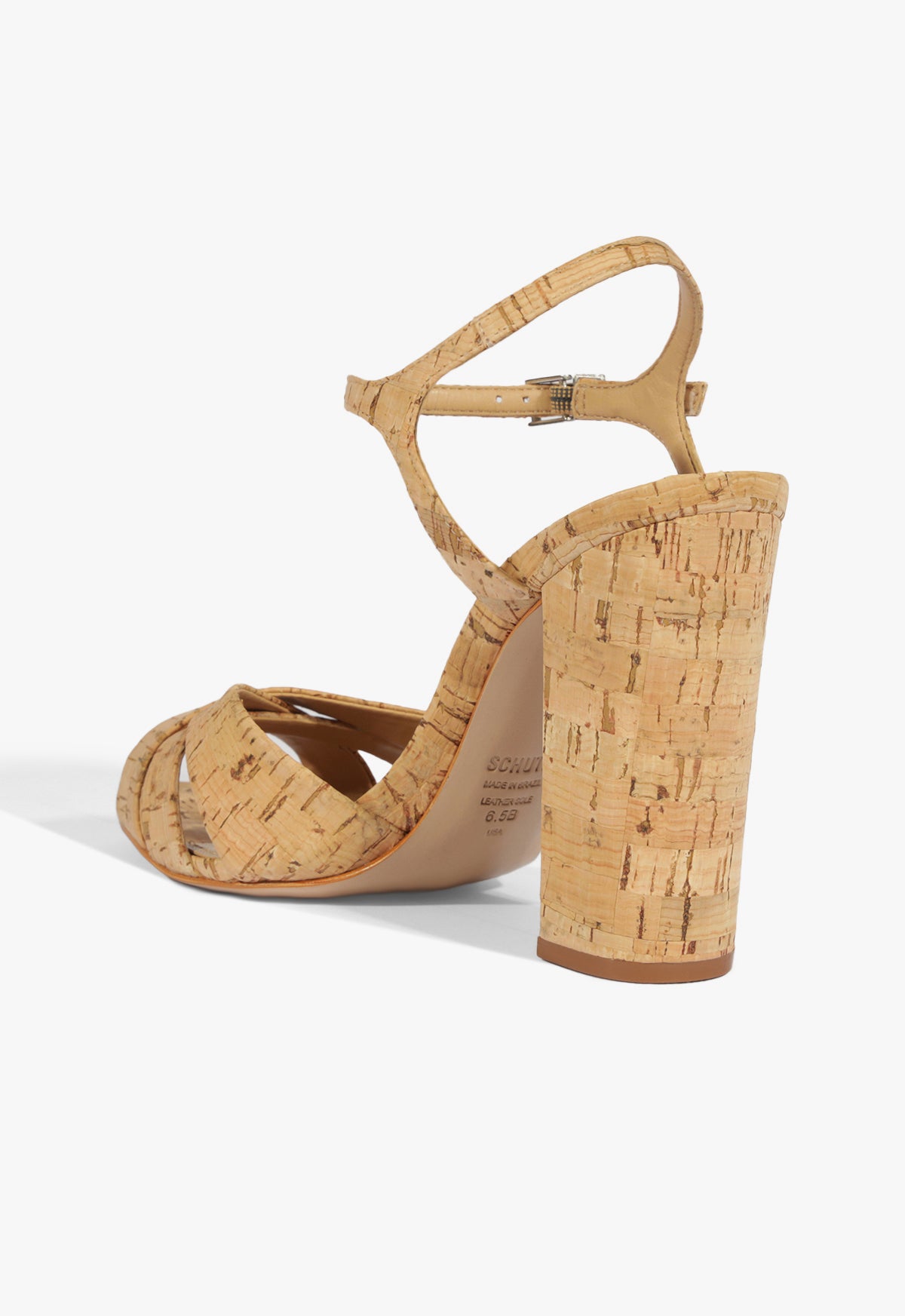 Keefa Block Cork Sandal Spring 25 - Schutz Shoes