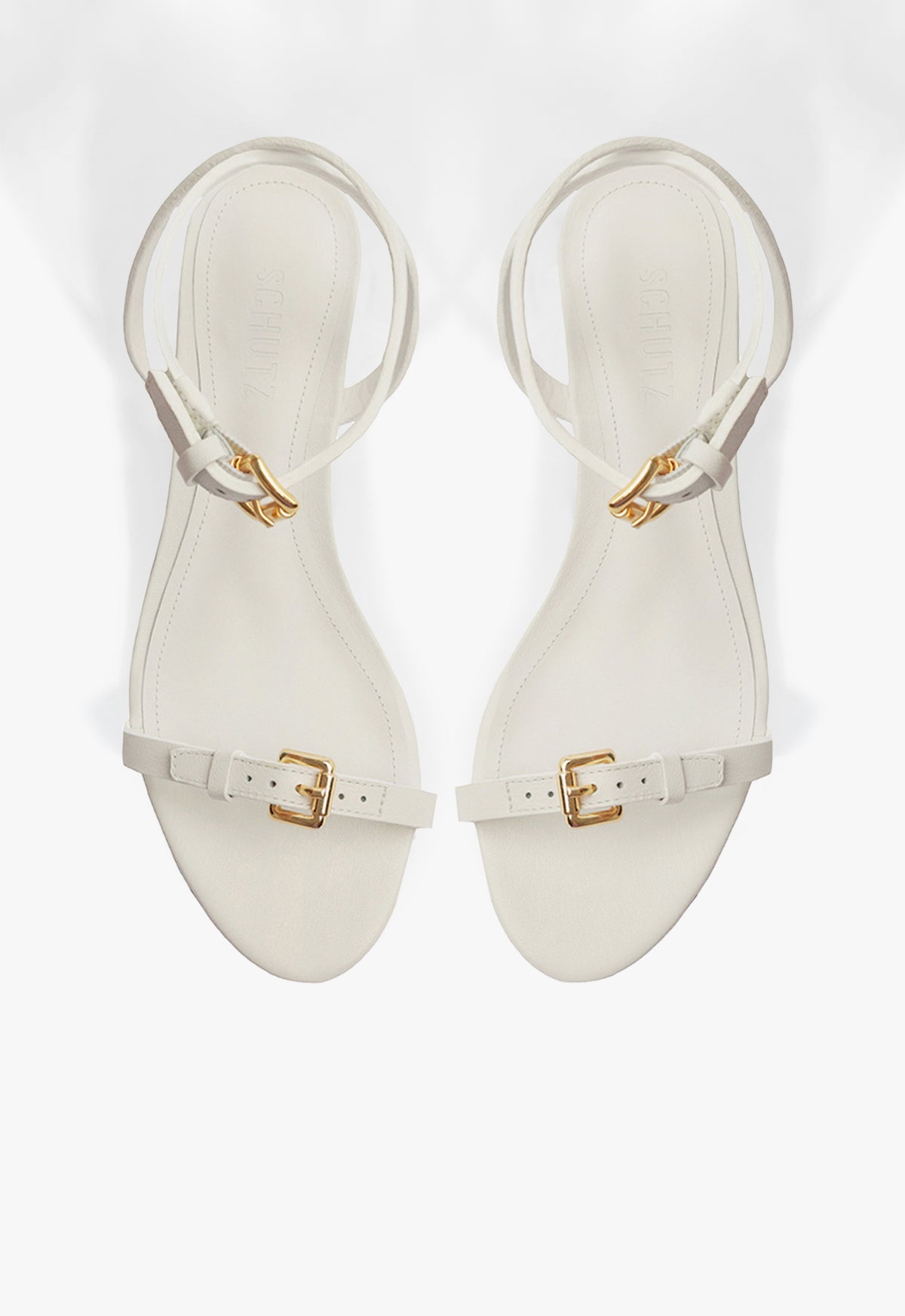 Aurora Mid Block Leather Sandal - Schutz Shoes