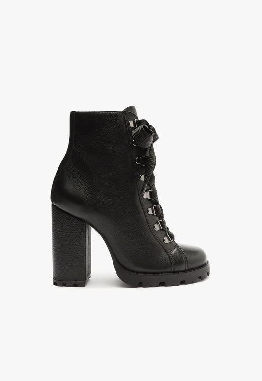 Zhara Bootie Booties OLD - ESSENTIAL 5 Black Leather - Schutz Shoes