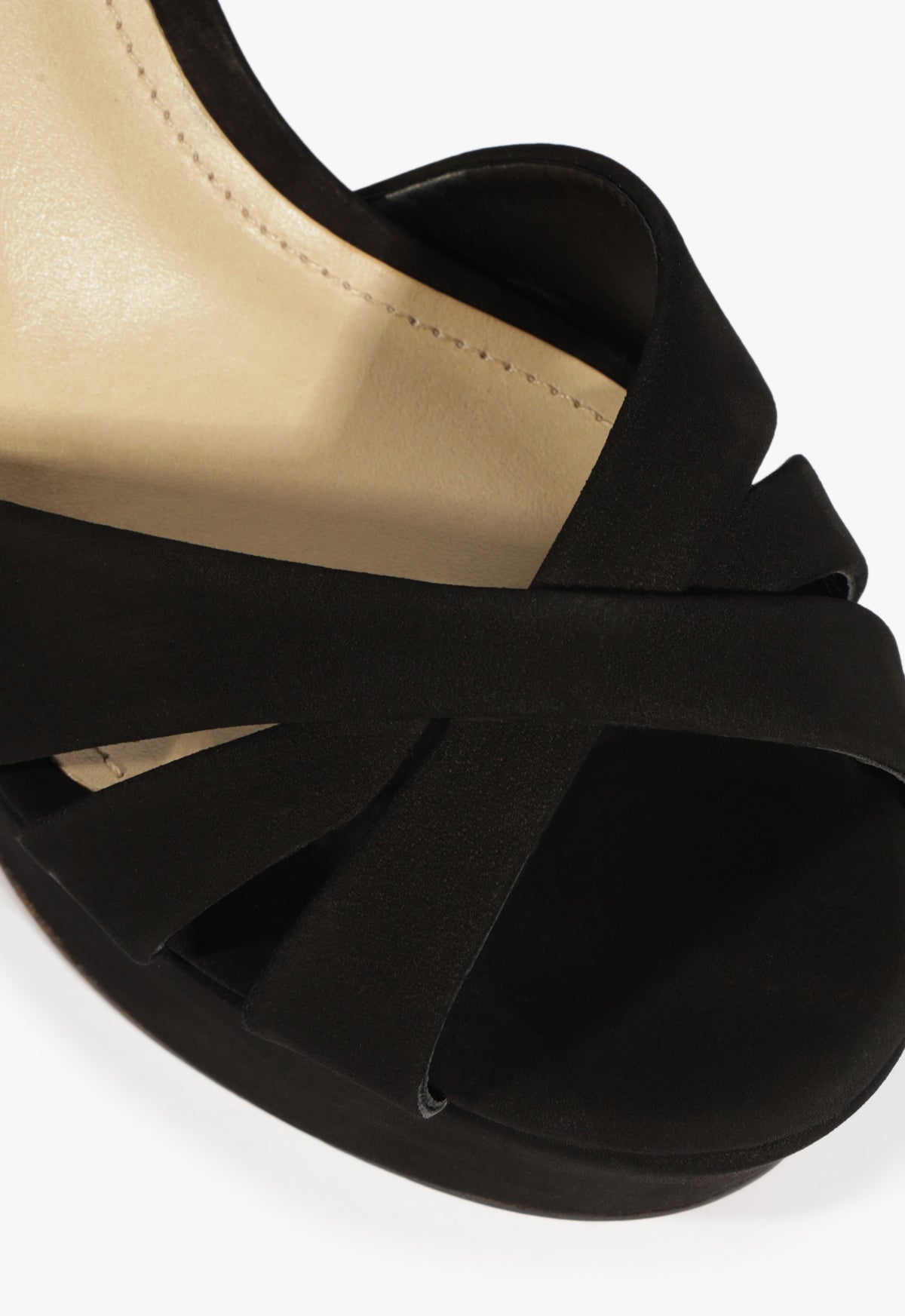 Schutz Keefa Platform Sandals Black 11