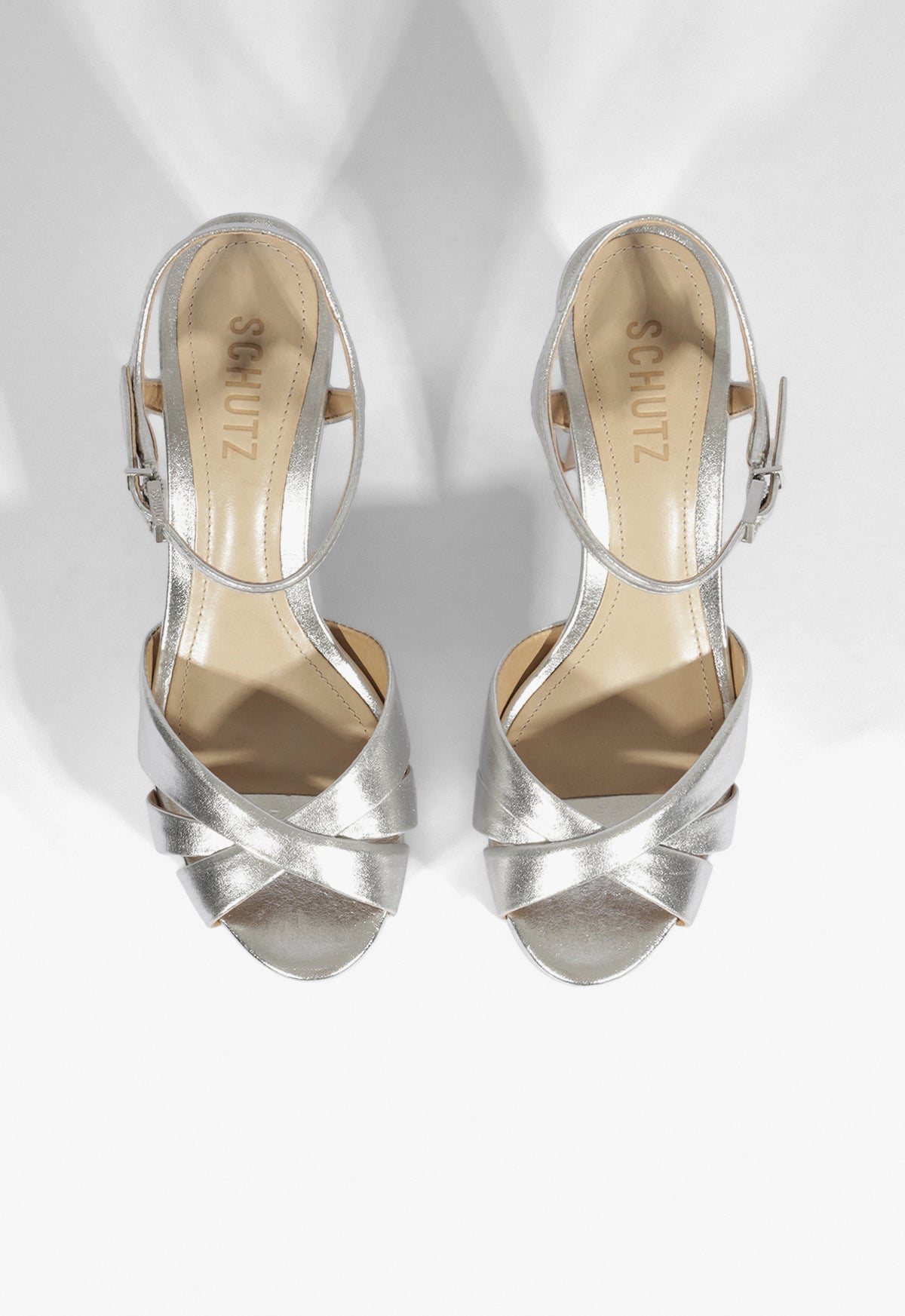 Schutz Keefa Sandal 9 - Silver