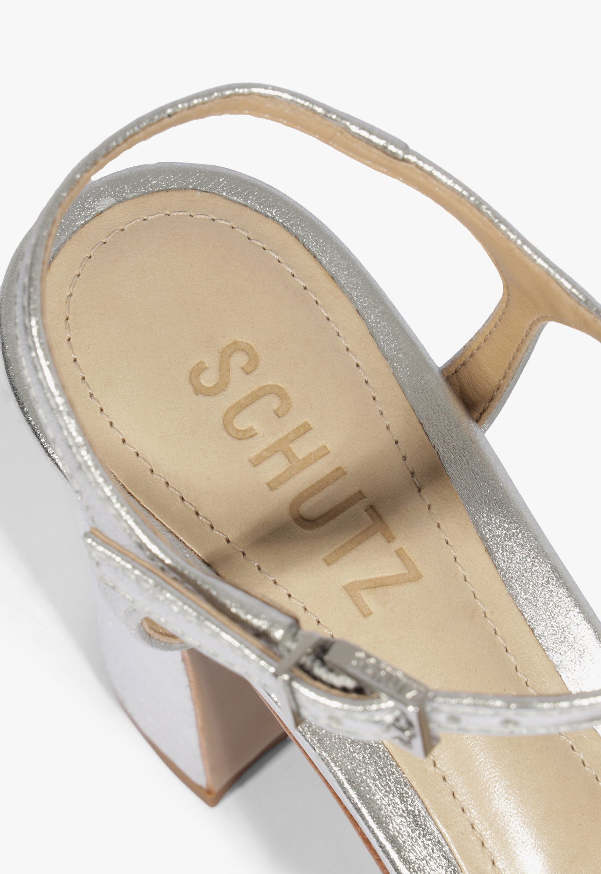 Schutz Keefa Sandal 9 - Silver Schutz Keefa Sandal 9 - Silver