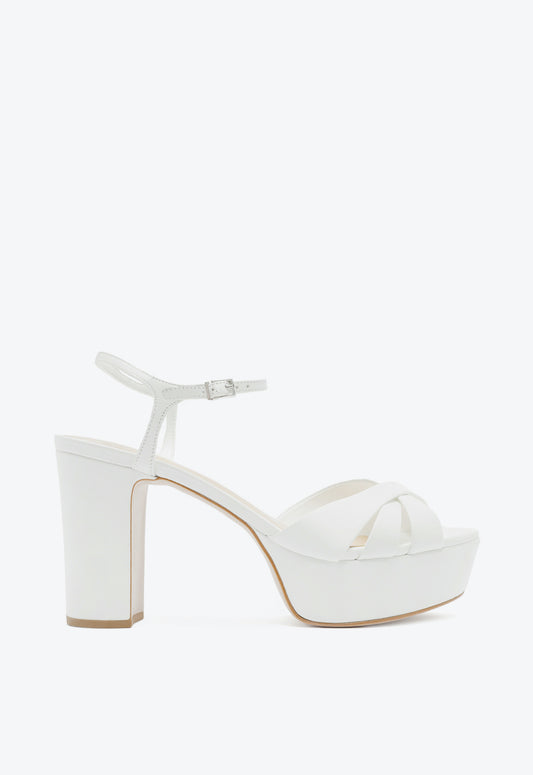 Keefa Nappa Leather Sandal Sandals Pre Fall 24 5 White Leather - Schutz Shoes