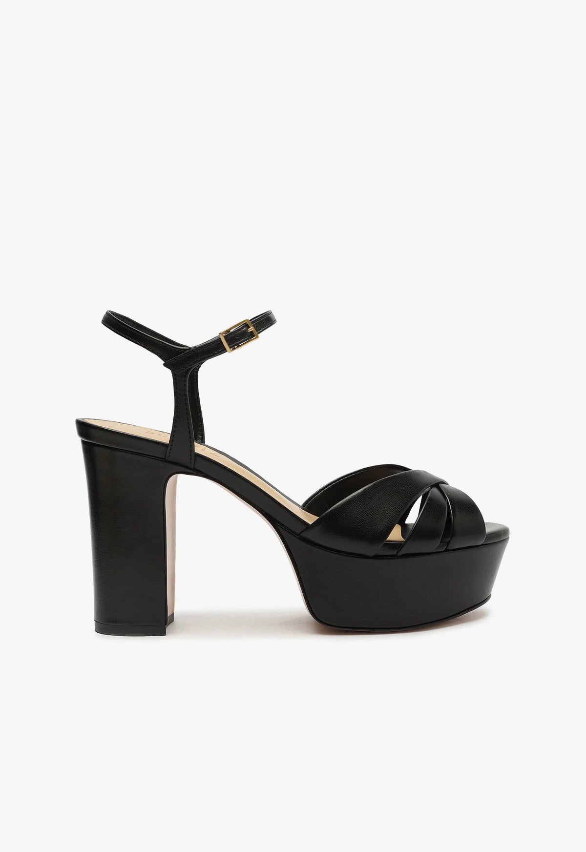 Keefa Sandal ESSENTIAL 5 Black Deluxe Nappa - Schutz Shoes