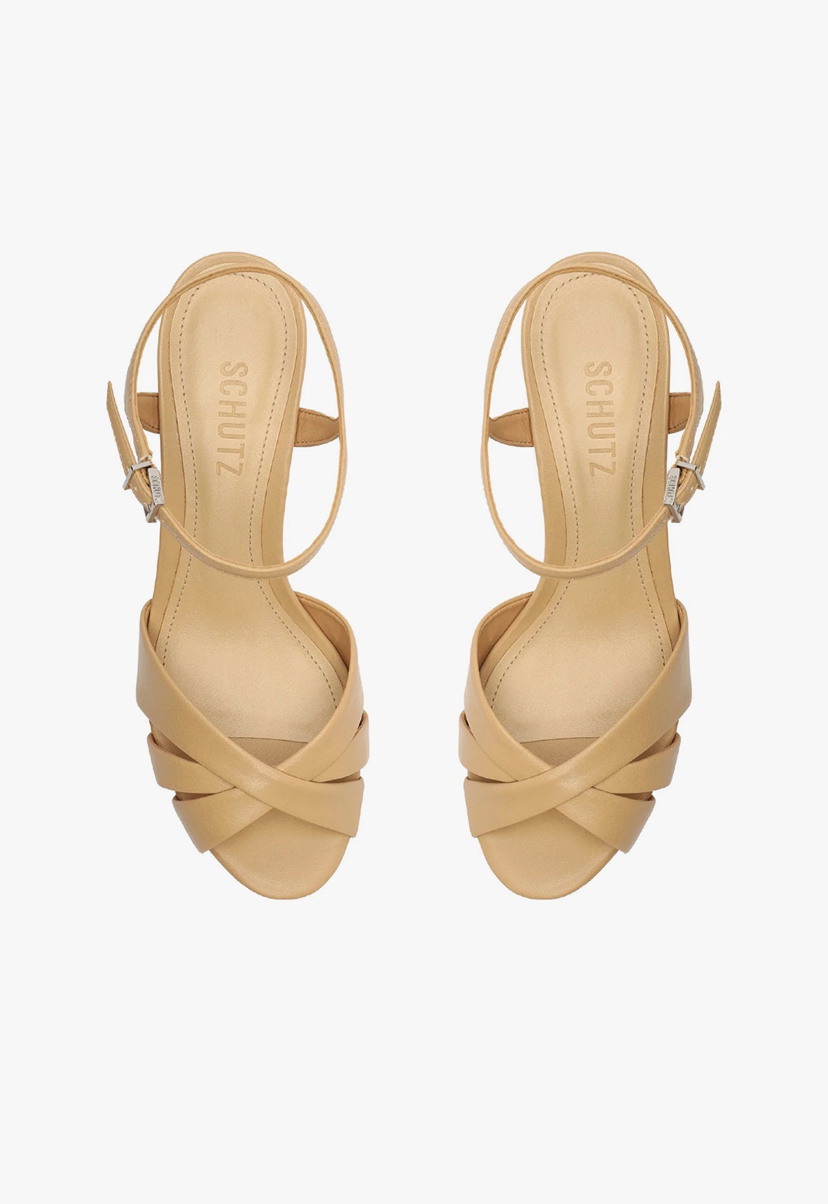 Keefa Nappa Leather Sandal Sandals CO    - Schutz Shoes