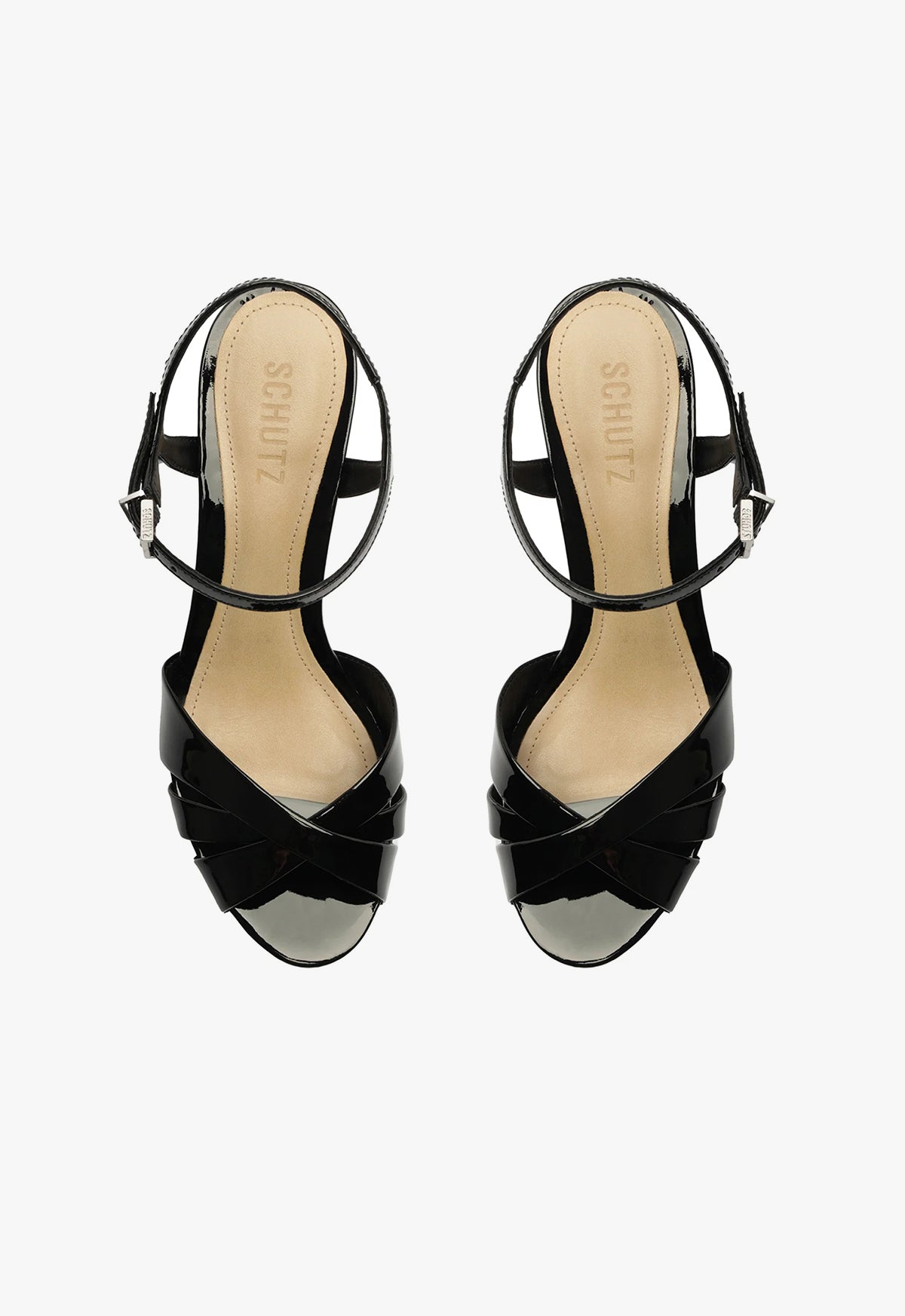 Keefa Patent Leather Sandal Sandals FALL 23    - Schutz Shoes