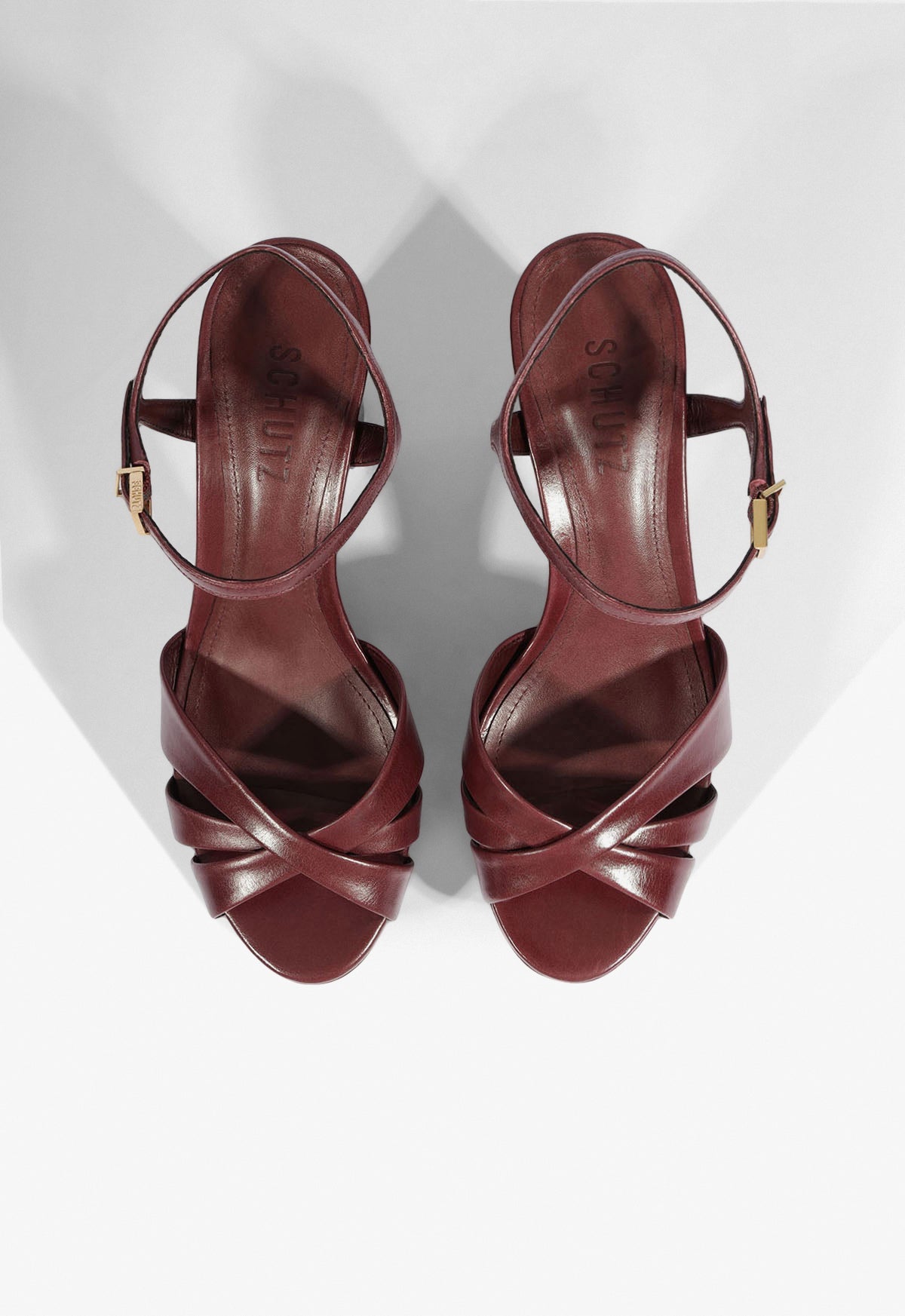 Keefa Leather Platform Sandal - Schutz Shoes