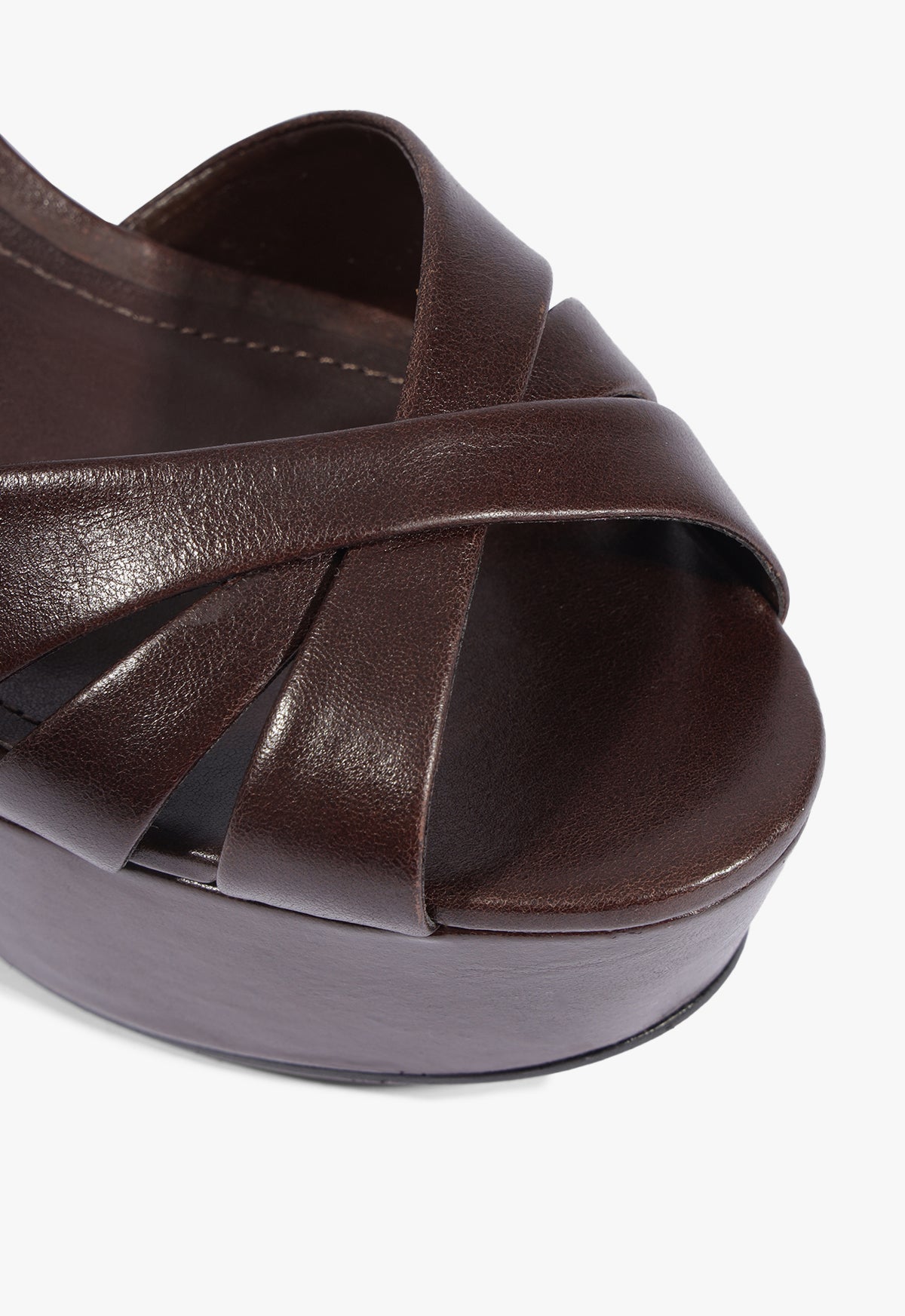 Keefa Leather Platform Sandal - Schutz Shoes