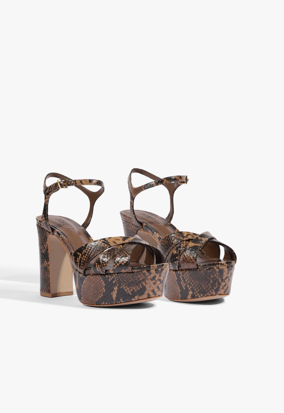 Keefa Leather Platform Sandal - Schutz Shoes