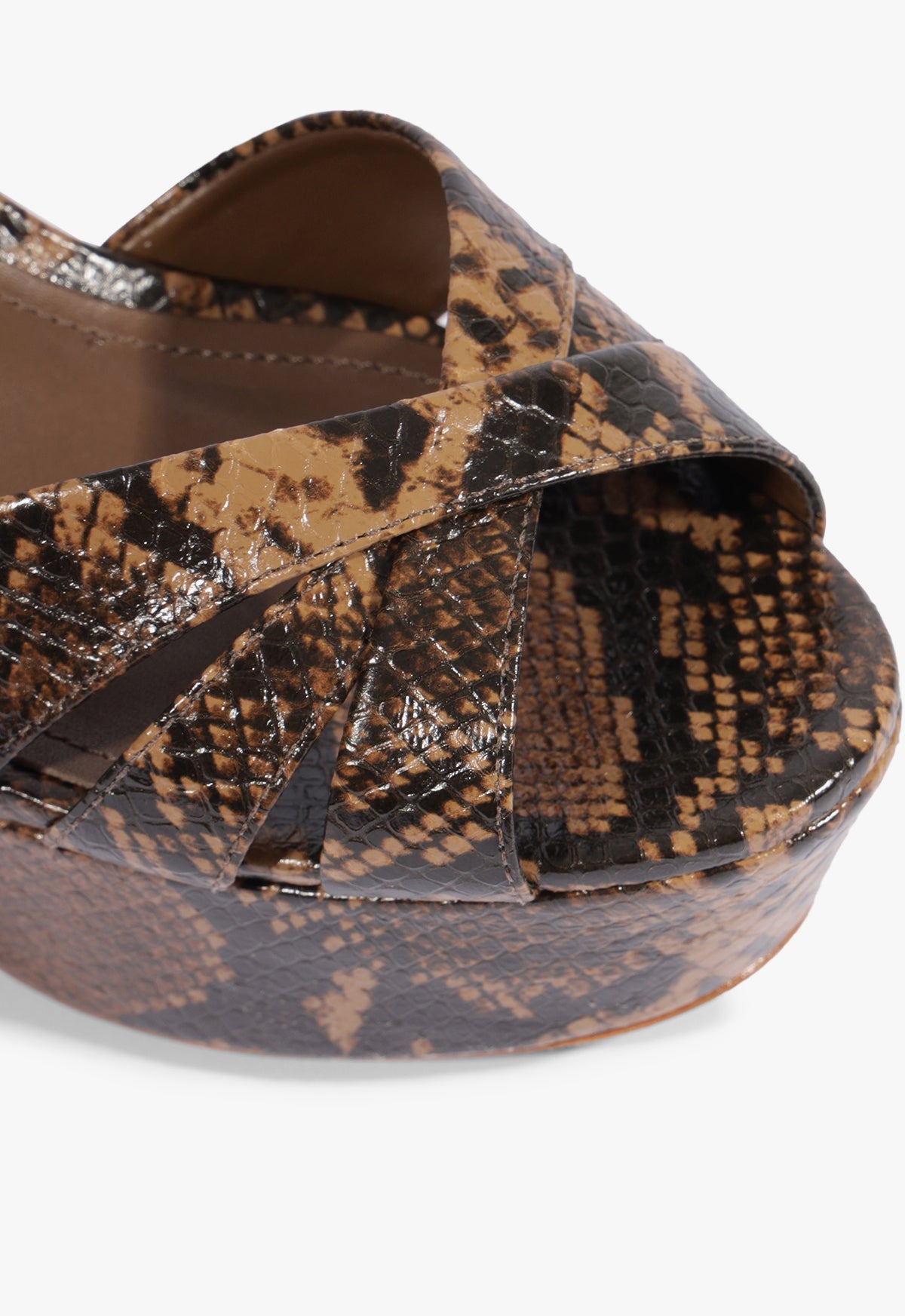 Keefa Leather Platform Sandal - Schutz Shoes