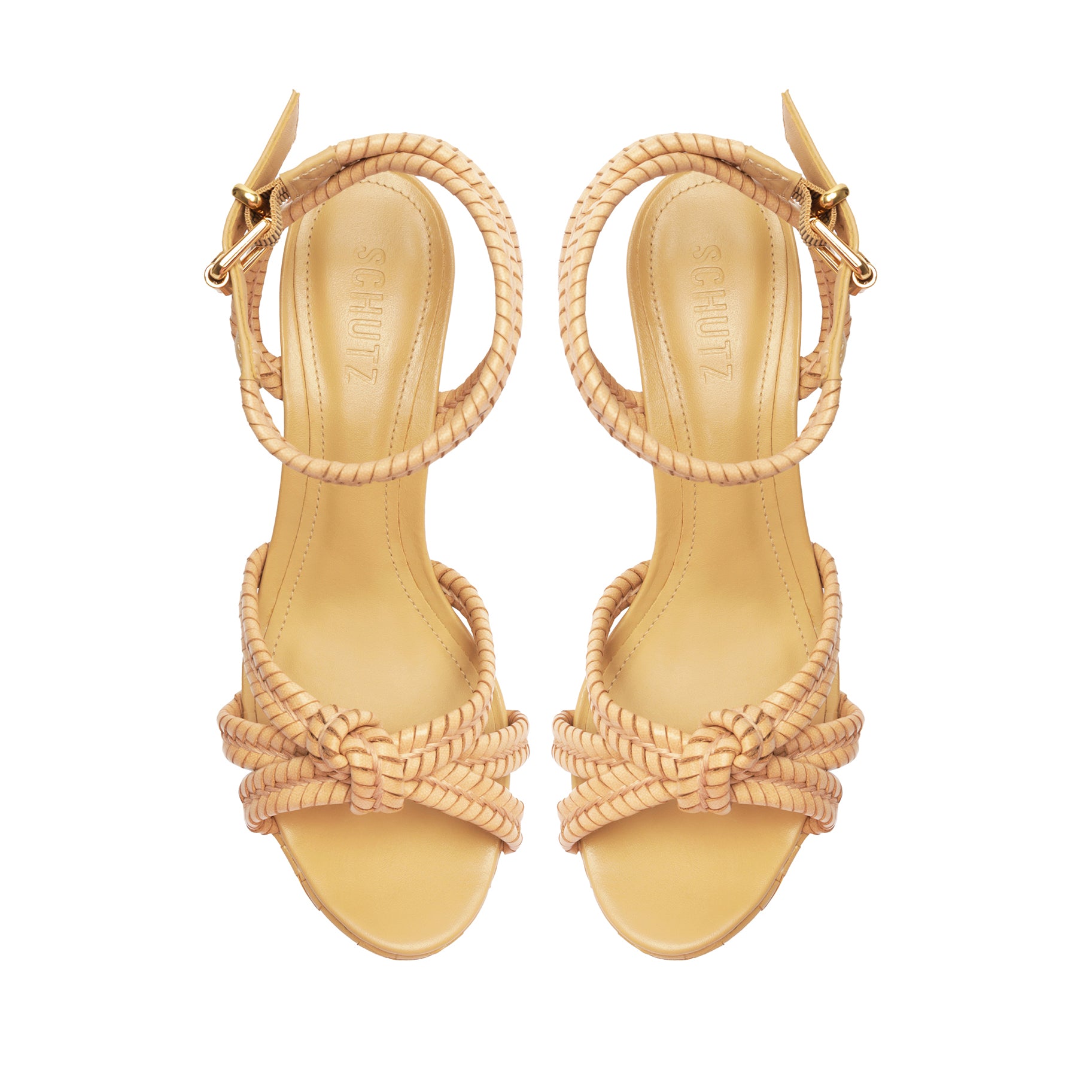 Kareena Woven Platform Sandals RESORT 24    - Schutz Shoes