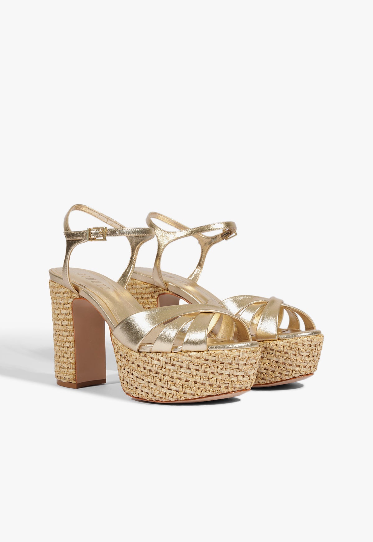 Keefa Raffia Platform Sandal - Schutz Shoes