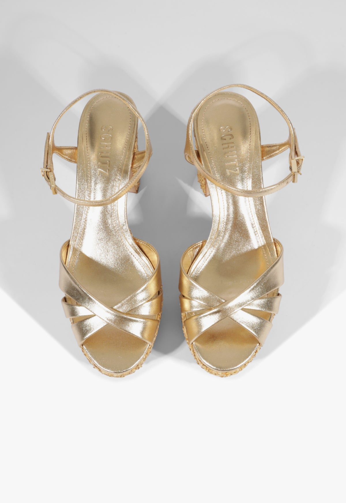 Keefa Raffia Platform Sandal - Schutz Shoes