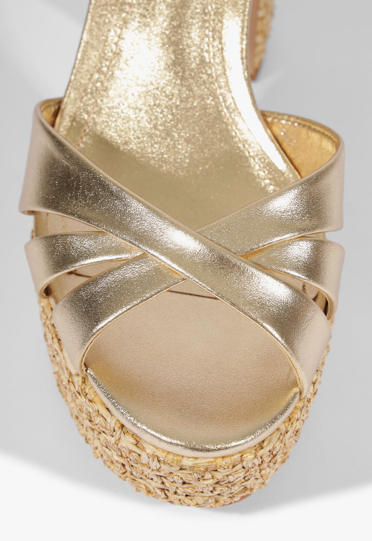 Keefa Raffia Platform Sandal - Schutz Shoes