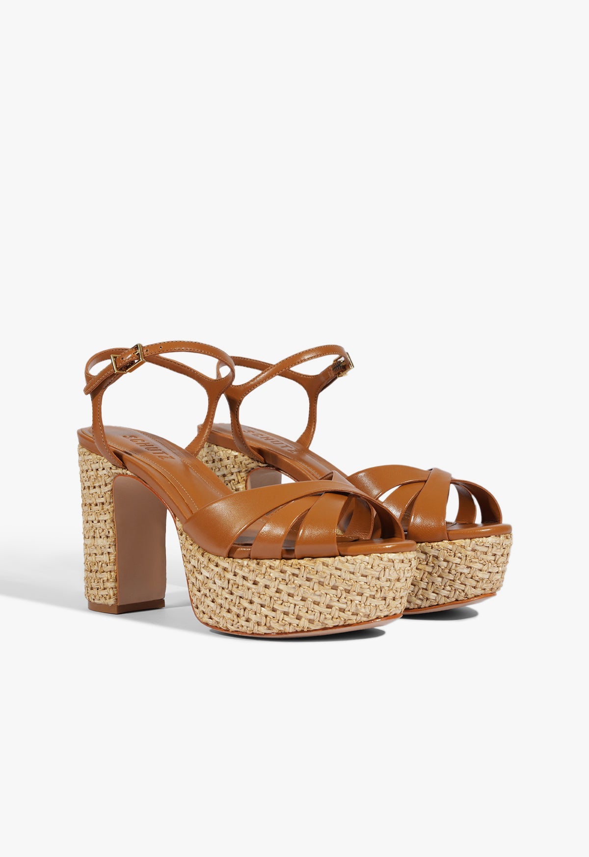 Keefa Raffia Platform Sandal - Schutz Shoes