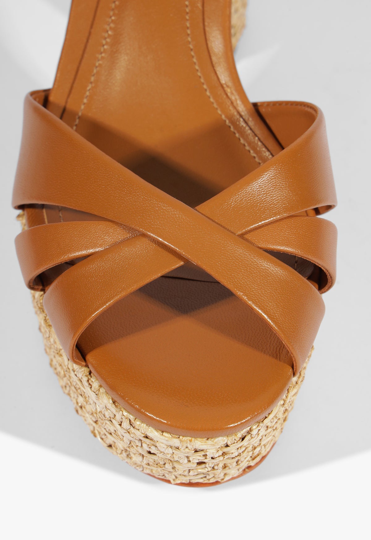 Keefa Raffia Platform Sandal - Schutz Shoes