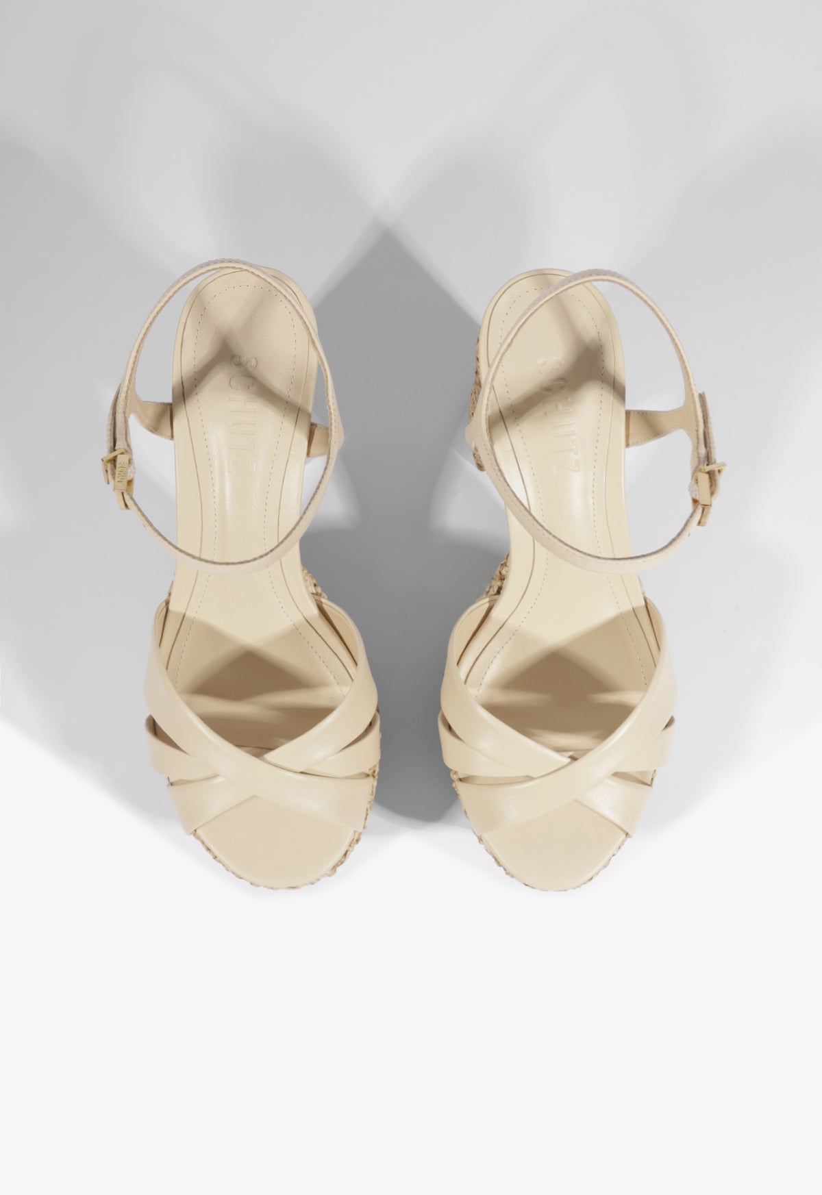 Keefa Raffia Platform Sandal - Schutz Shoes