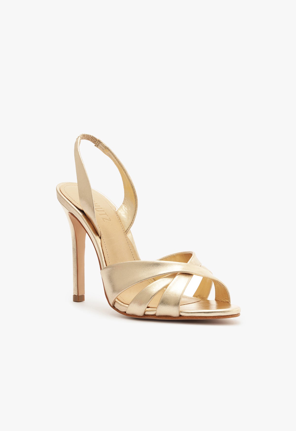 Keefa Sling Metallic Leather Sandal Winter 24 - Schutz Shoes