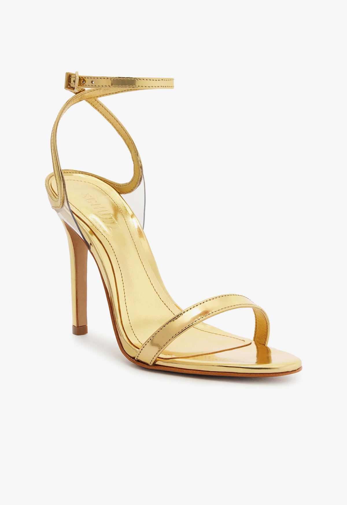 Skye Vinyl & Specchio Leather Sandal Sandals High Summer 24    - Schutz Shoes