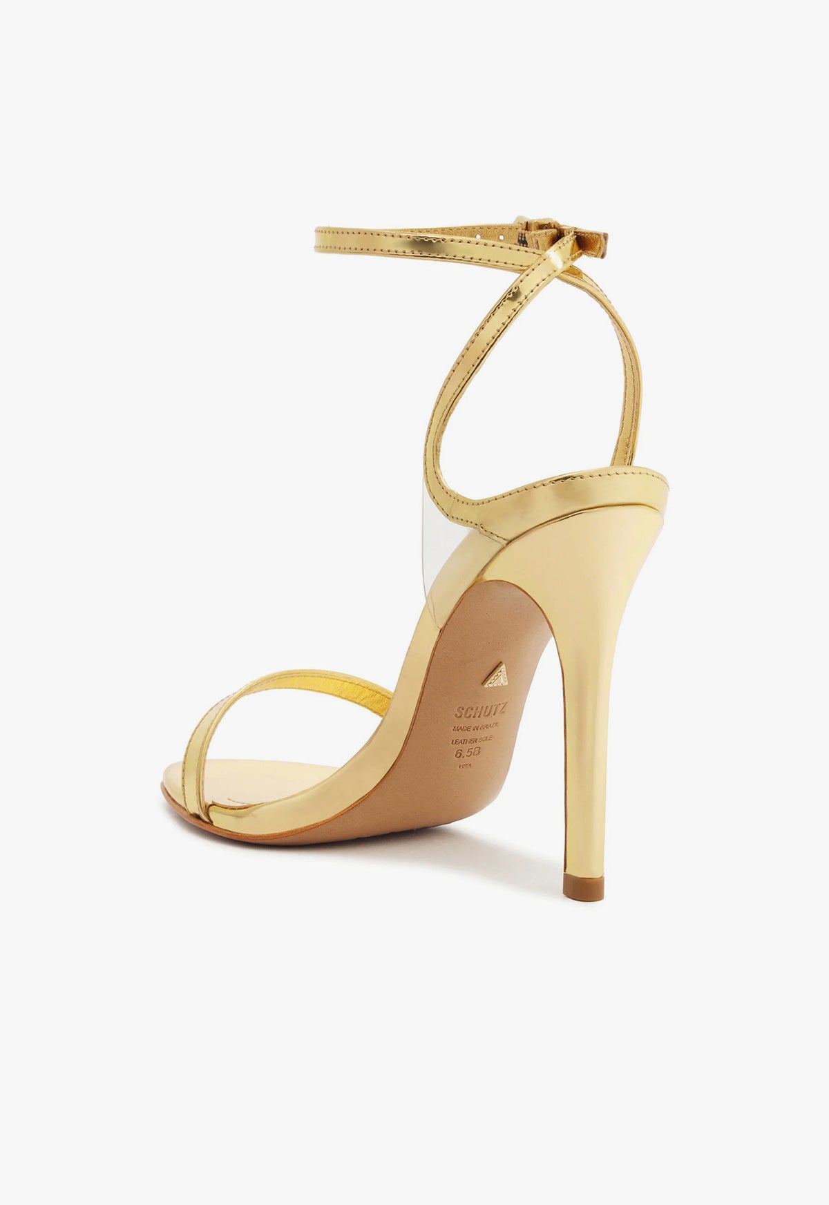 Skye Vinyl & Specchio Leather Sandal Sandals High Summer 24    - Schutz Shoes