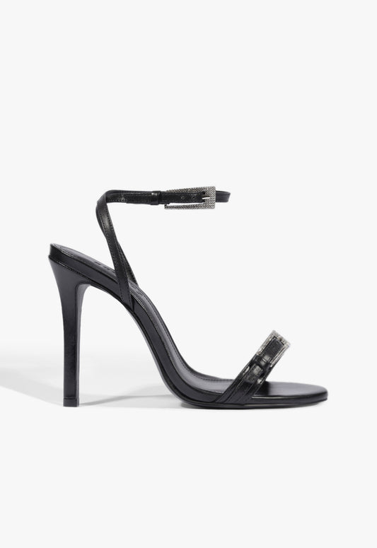 Roxie Leather Sandal Winter 25 5 Black Leather - Schutz Shoes