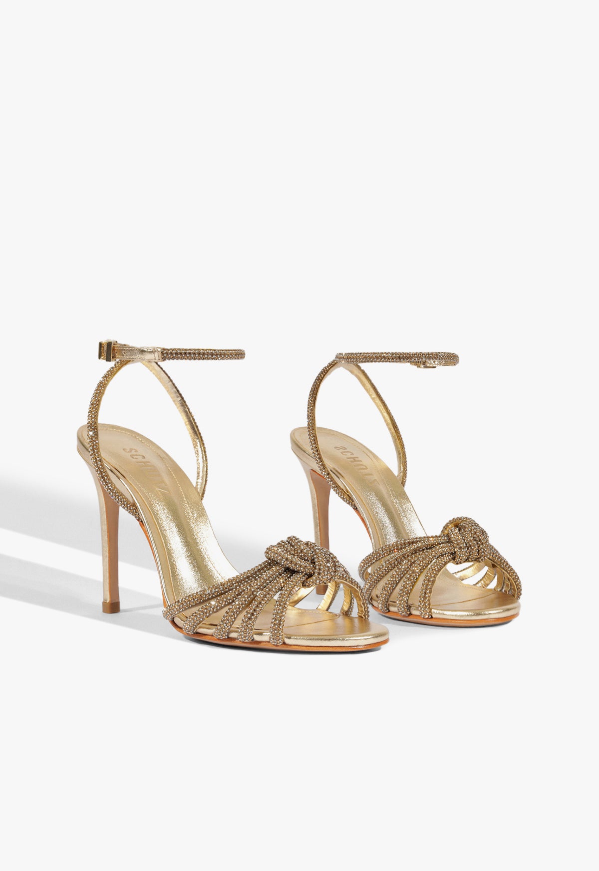 Pearline Buckle Metallic Sandal Winter 25 - Schutz Shoes