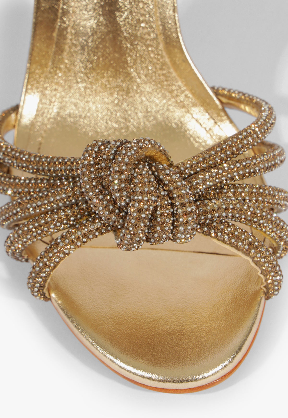 Pearline Buckle Metallic Sandal Winter 25 - Schutz Shoes