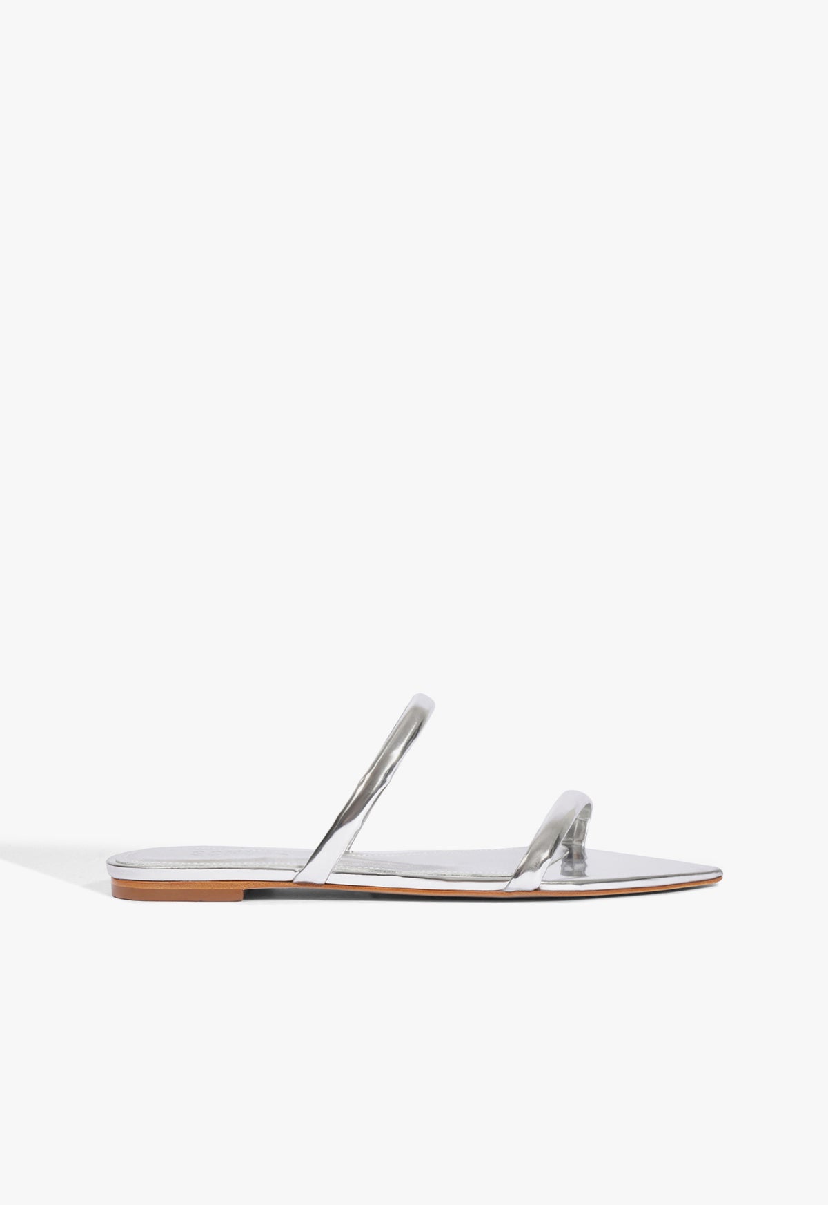 Nylle Metallic Flat Sandal - Schutz Shoes