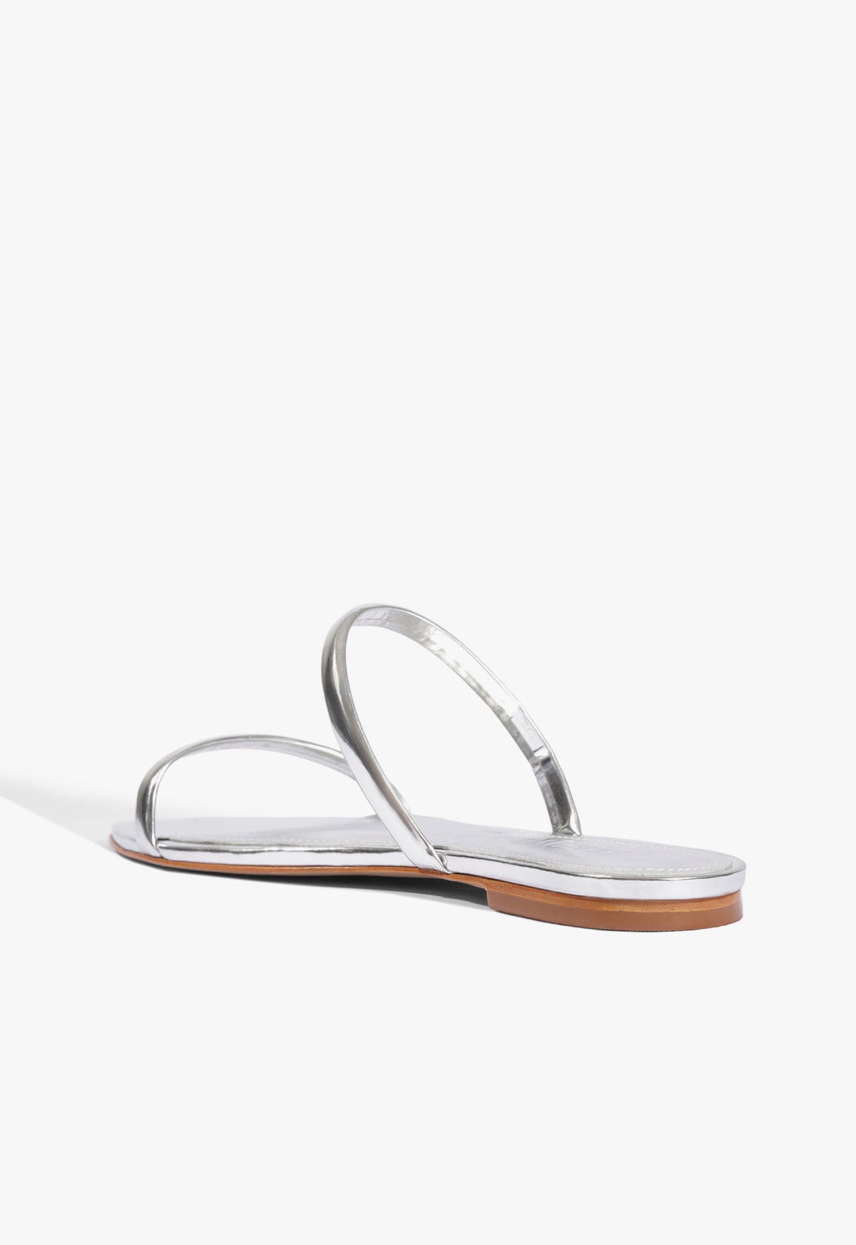 Nylle Metallic Flat Sandal - Schutz Shoes