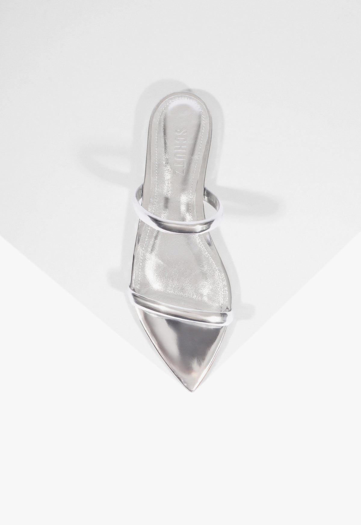 Nylle Metallic Flat Sandal - Schutz Shoes