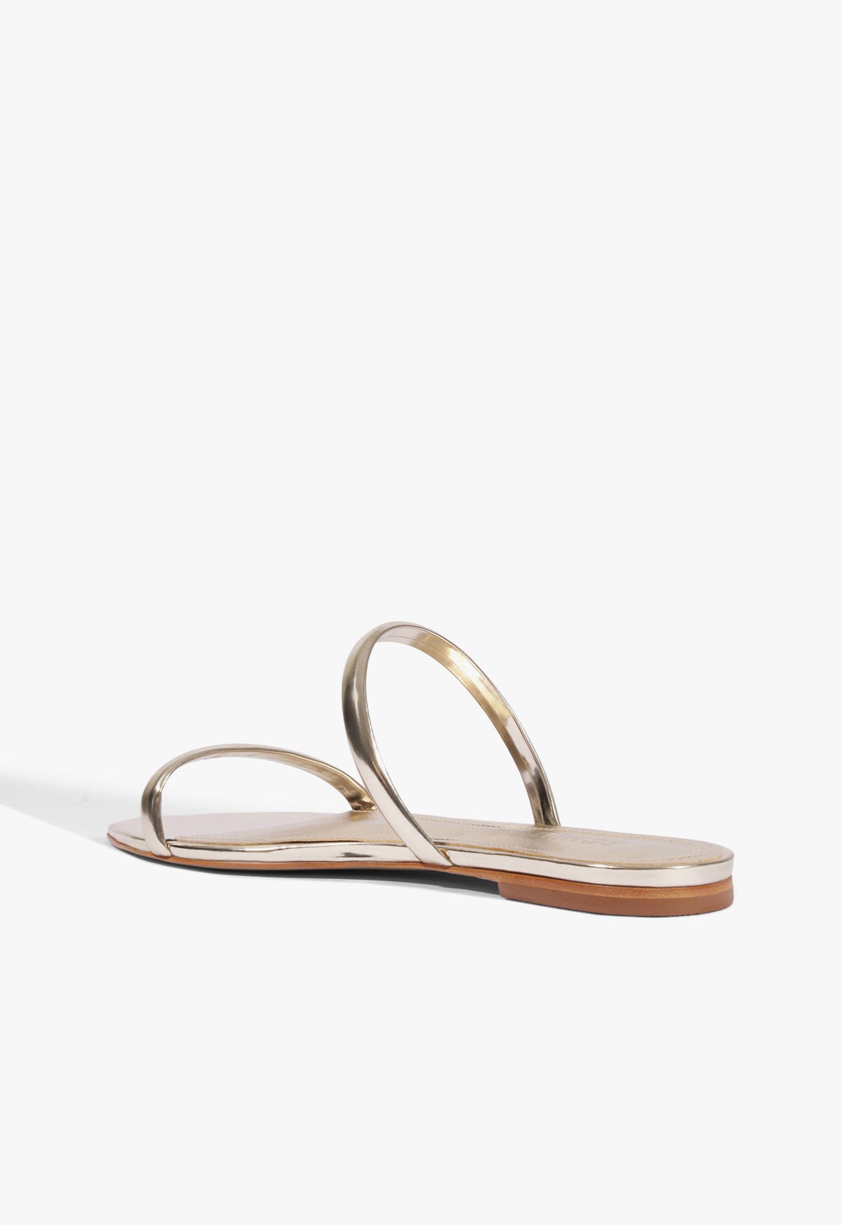 Nylle Metallic Flat Sandal - Schutz Shoes