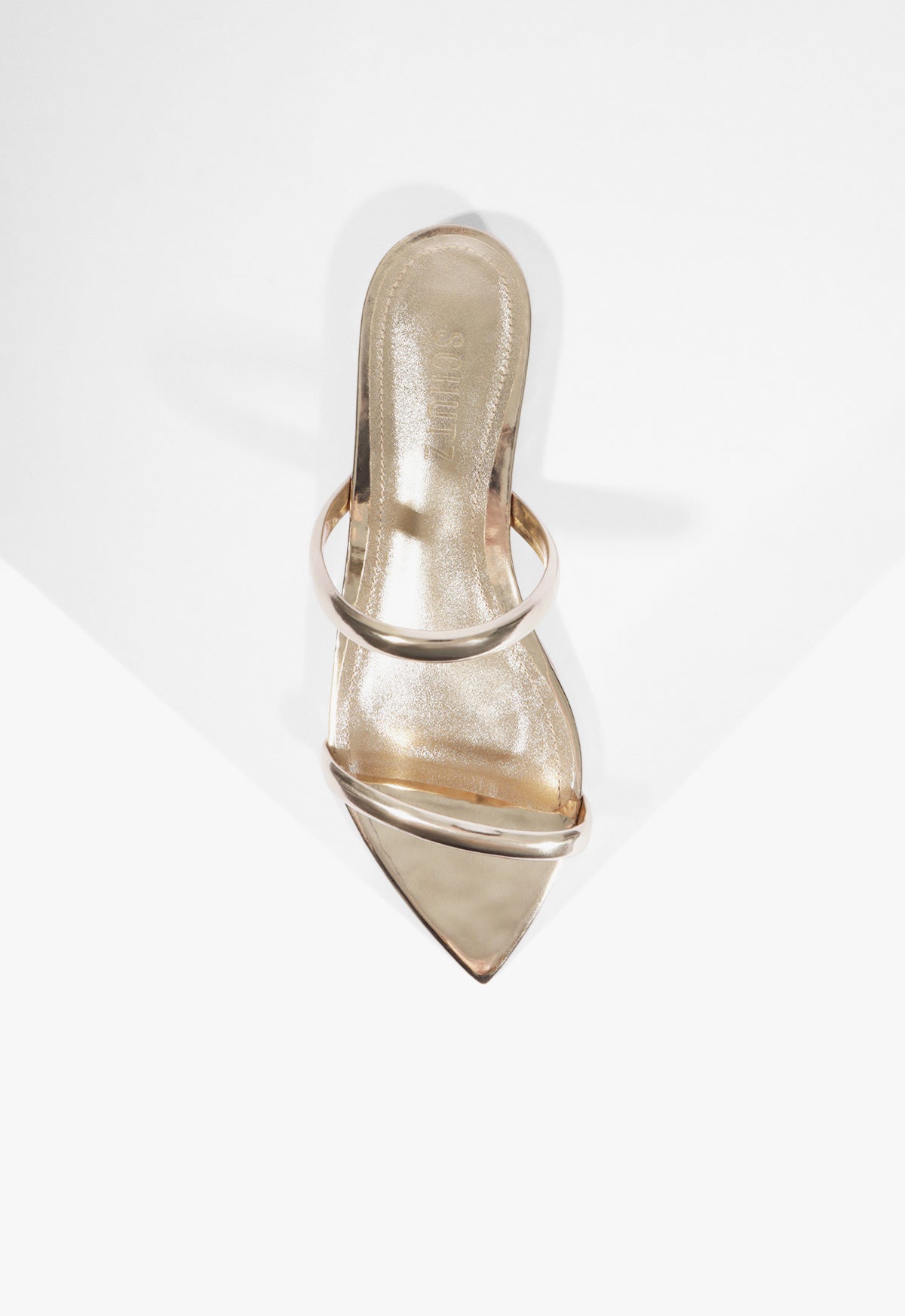 Nylle Metallic Flat Sandal - Schutz Shoes