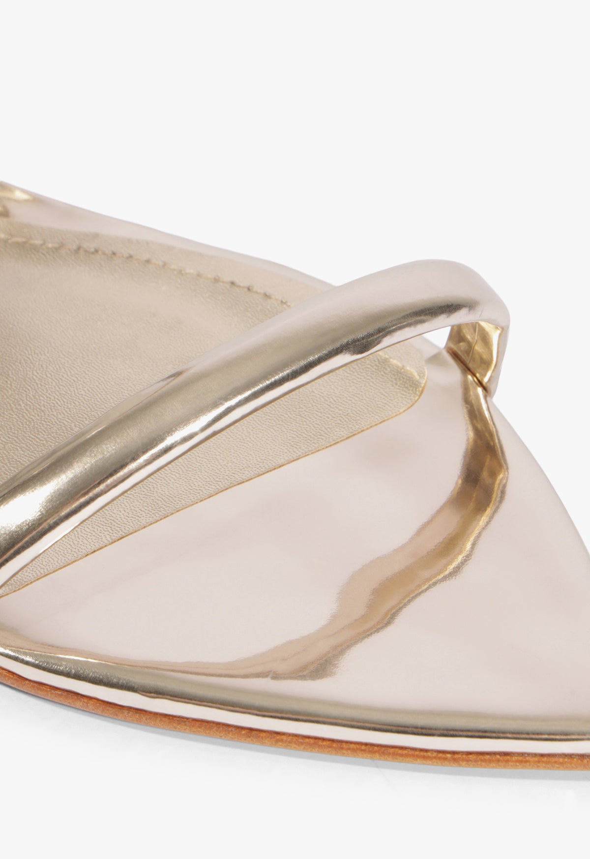 Nylle Metallic Flat Sandal - Schutz Shoes