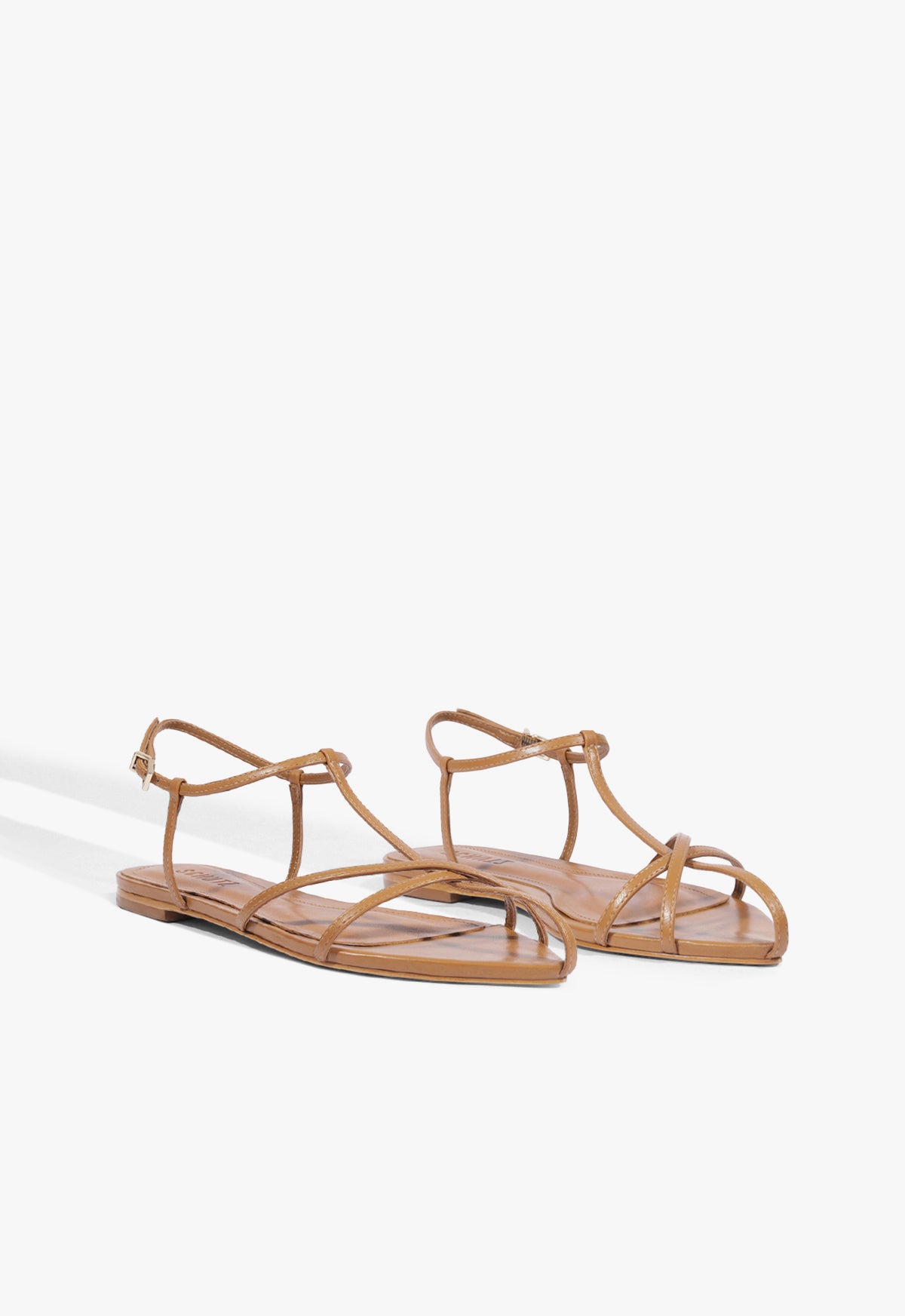 Lowen Leather Flat Sandal - Schutz Shoes