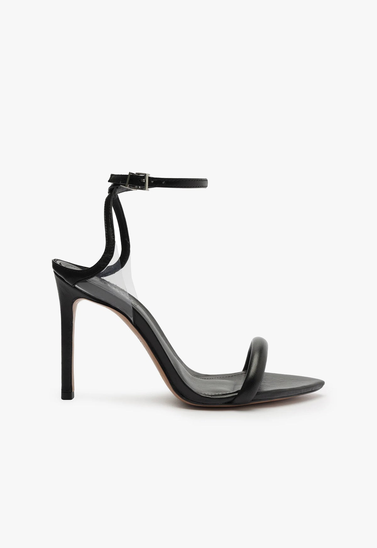 Skye Leather Sandal Sandals RESORT 24 5 Black Nappa Leather & Vinyl - Schutz Shoes