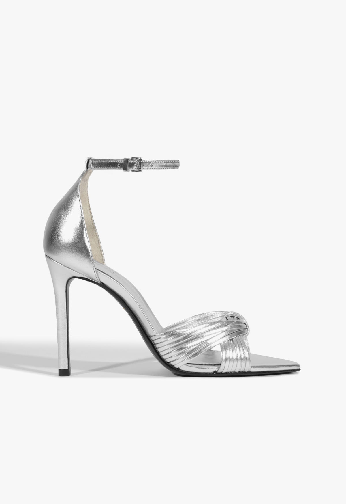 Renee Metallic Sandal Winter 25 5 Silver Metallic - Schutz Shoes