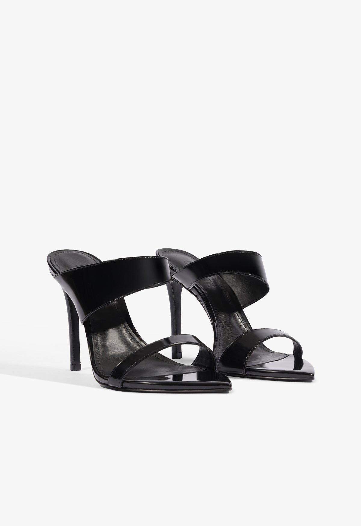 Jaselle Patent Sandal
