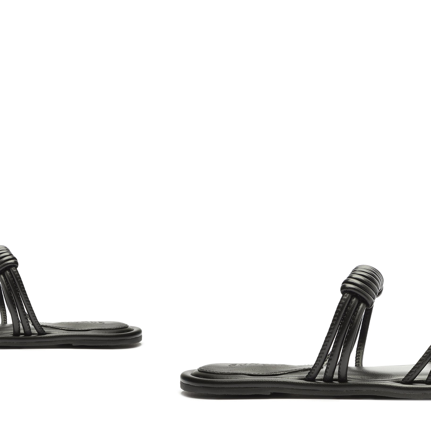 Binky Leather Sandal Flats Summer 23    - Schutz Shoes