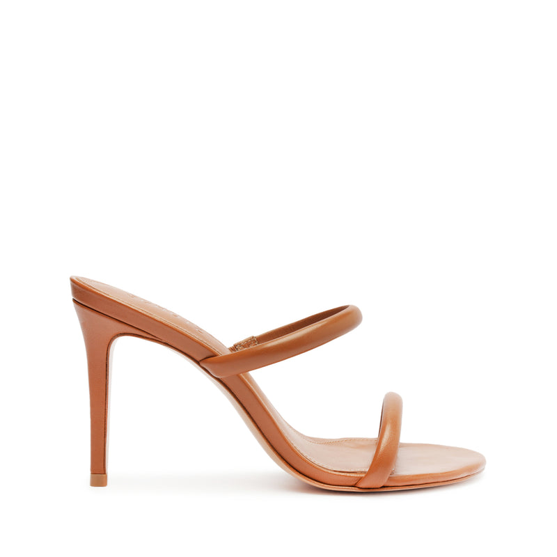 Taliah Nappa Leather Sandal Sandals Spring 24 5 Honey Peach Nappa Leather - Schutz Shoes