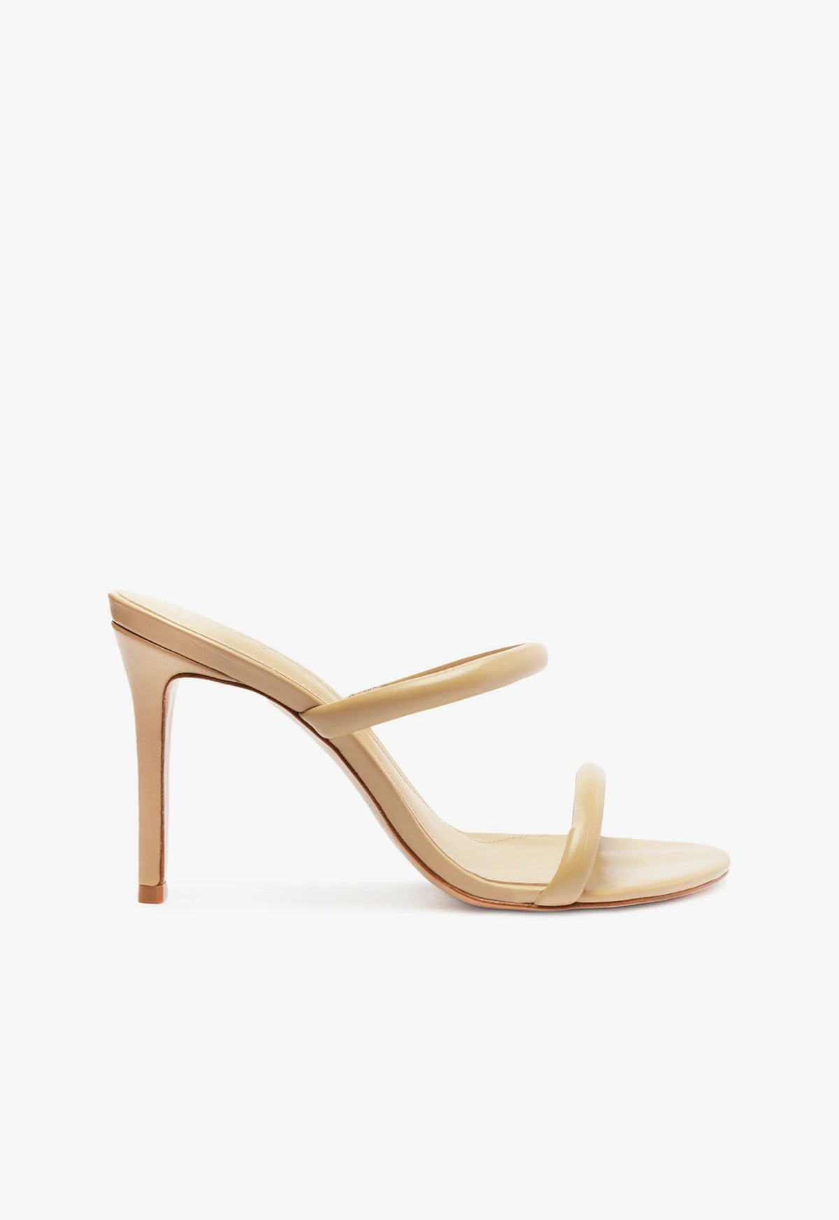 Taliah Nappa Leather Sandal SPRING 24 5 Light Beige Nappa Leather - Schutz Shoes