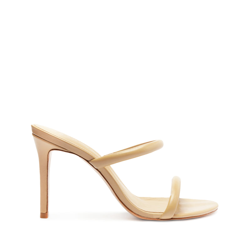 Taliah Nappa Leather Sandal Sandals Spring 24 5 Light Beige Nappa Leather - Schutz Shoes