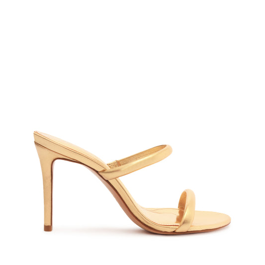 Taliah Metallic Leather Sandal Sandals SPRING 24 5 Gold Metallic Leather - Schutz Shoes