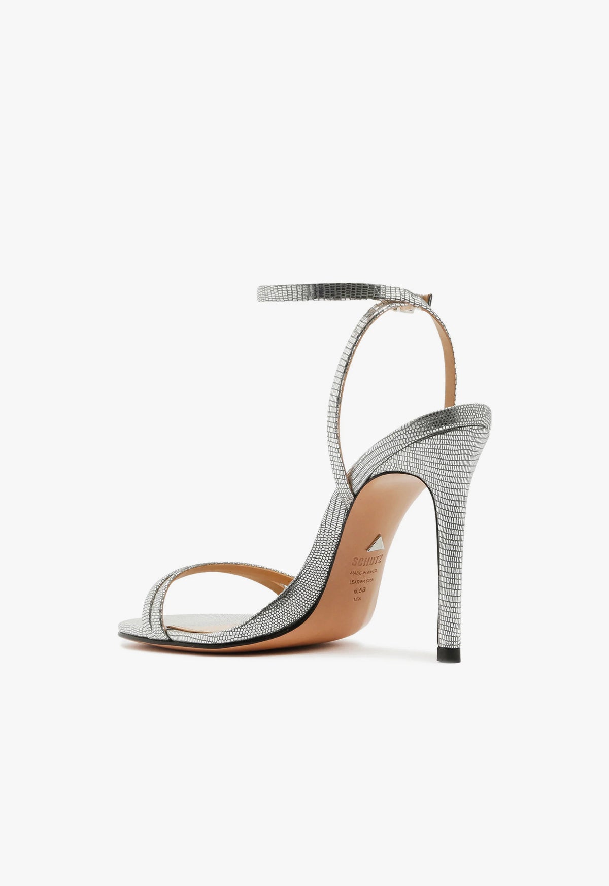 Altina Embossed-Leather Sandal ESSENTIAL - Schutz Shoes