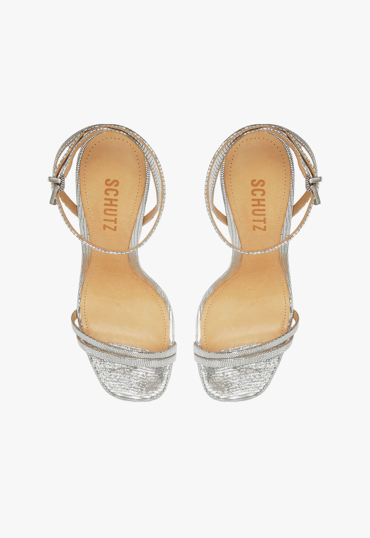 Altina Embossed-Leather Sandal Sandals ESSENTIAL    - Schutz Shoes