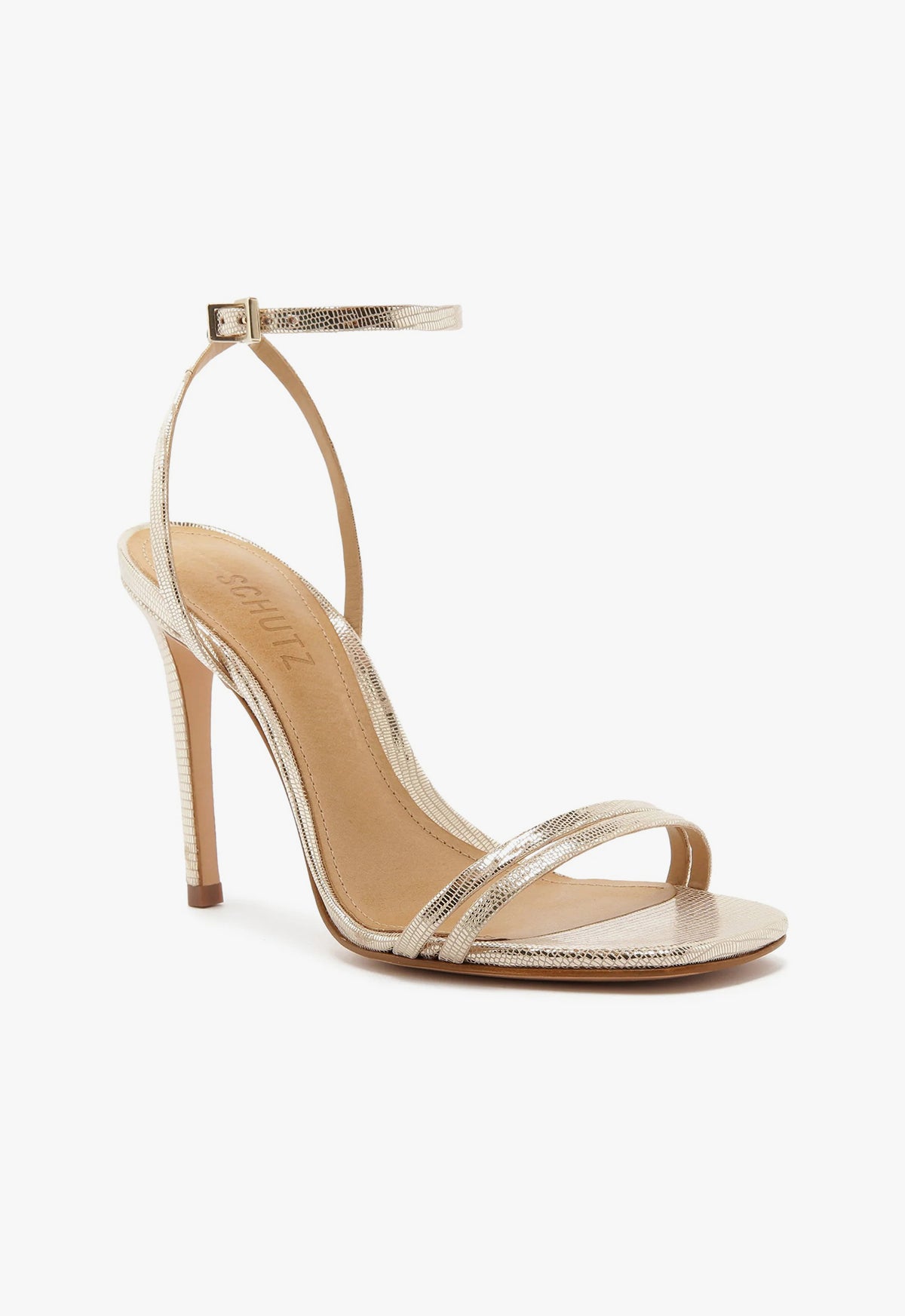 Altina Embossed-Leather Sandal Sandals ESSENTIAL    - Schutz Shoes