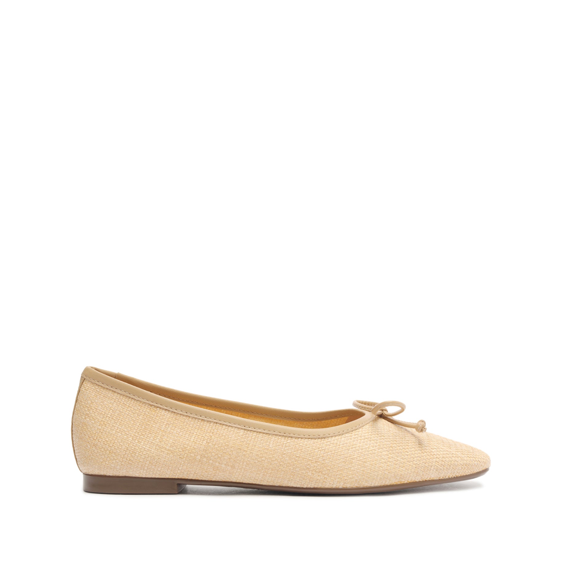 Arissa Straw Flat Flats High Summer 24 5 Beige Deluxe Nappa - Schutz Shoes