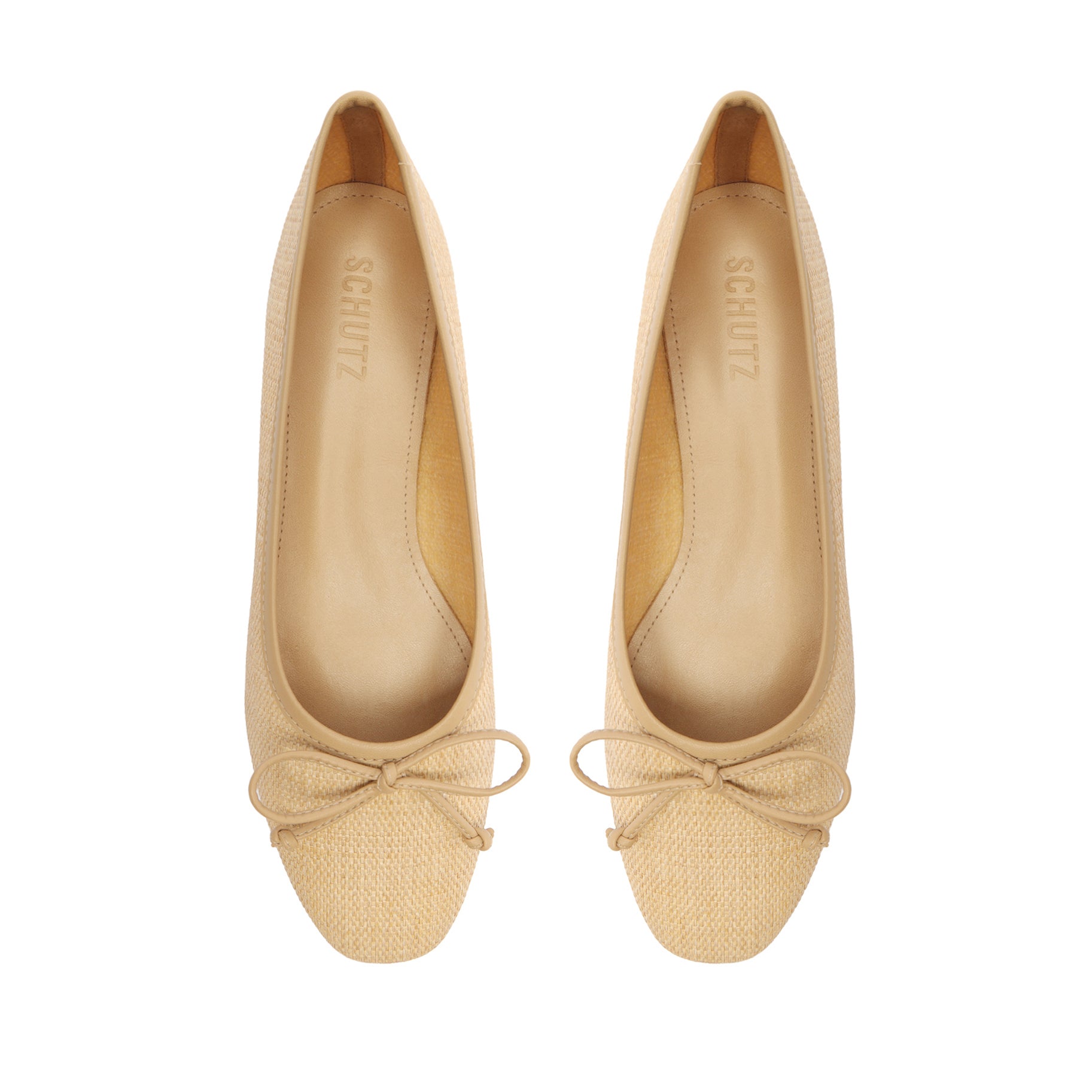 Arissa Straw Flat Flats High Summer 24    - Schutz Shoes