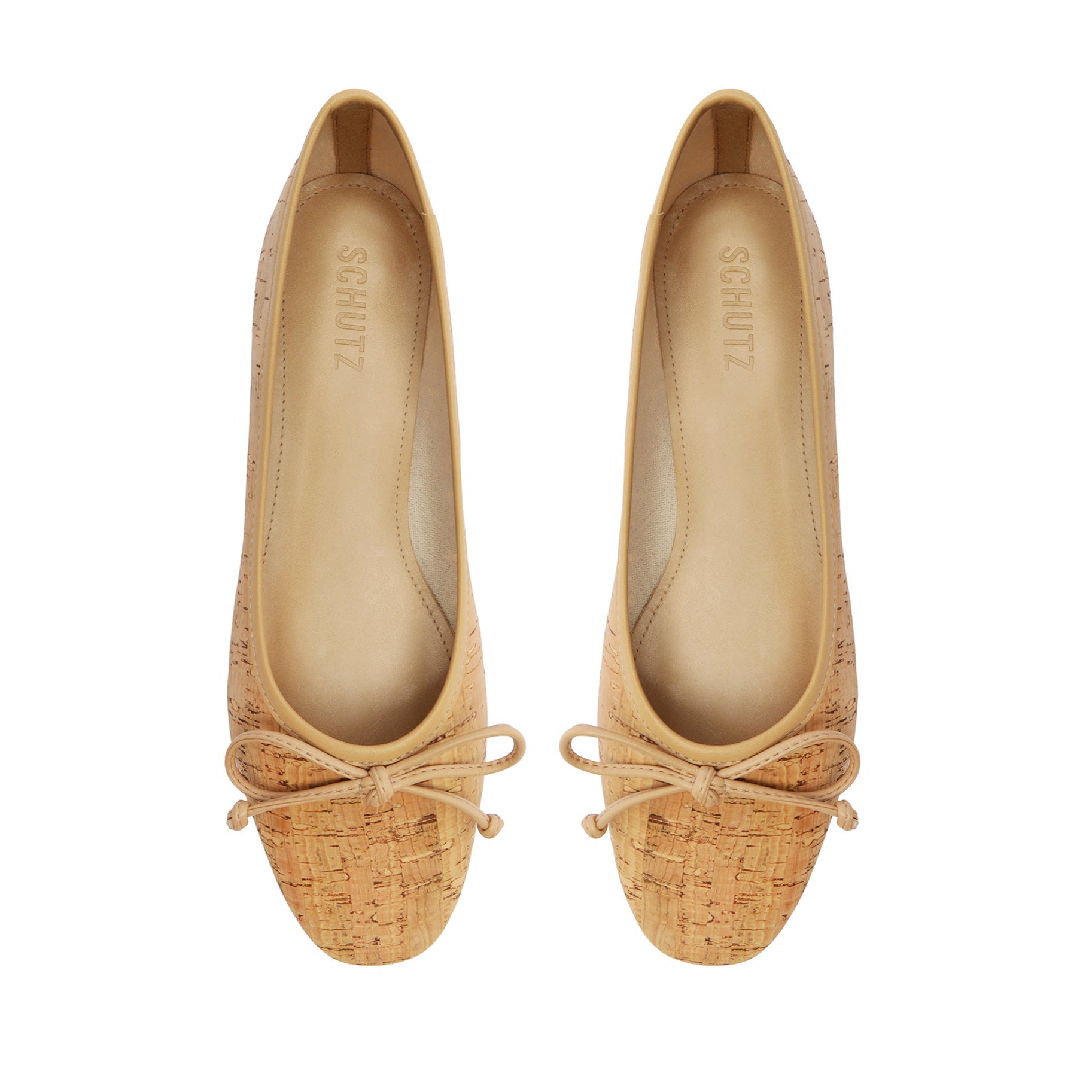 Arissa Cork Flat Flats High Summer 24    - Schutz Shoes