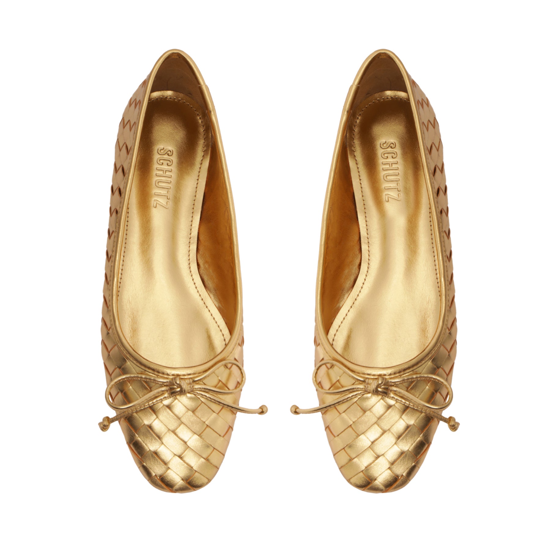 Arissa Woven Leather Flat Flats RESORT 24    - Schutz Shoes