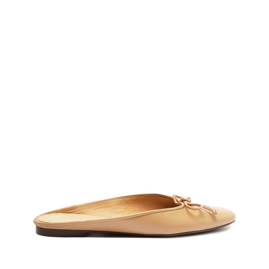 Lolita Mule Flat Flats SPRING 24 5 Light Beige Nappa - Schutz Shoes